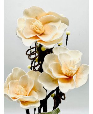 Plante Artificielle Tulipe 46cm - Peche