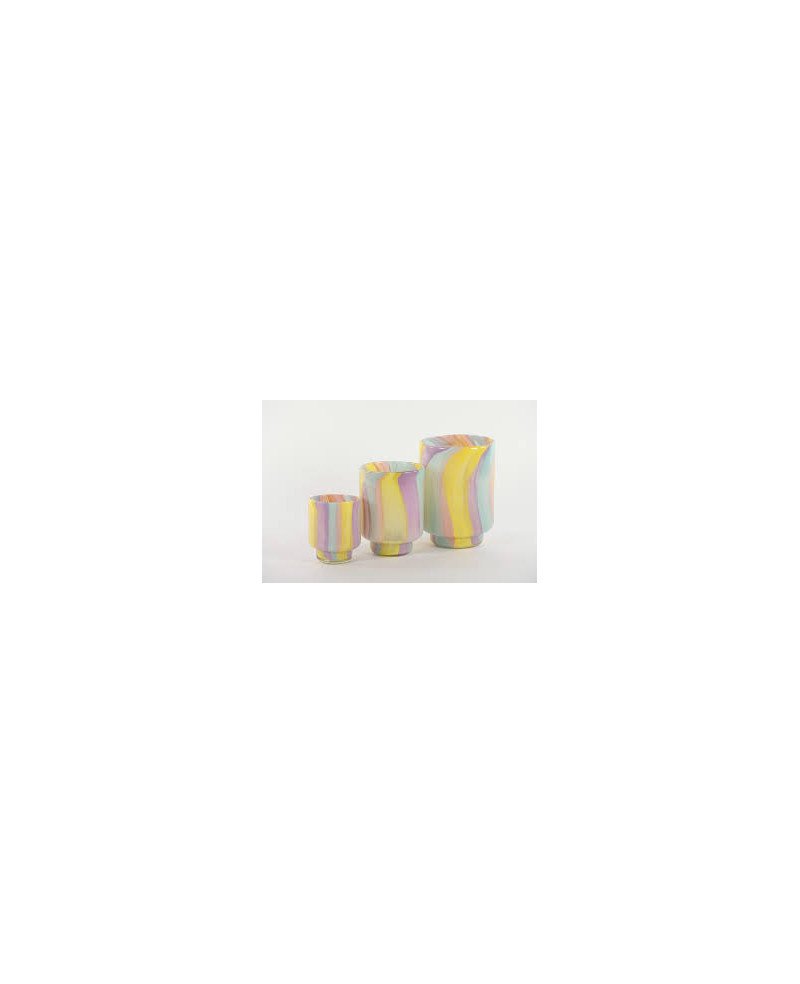 Vase en Verre Pastel - MM