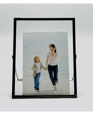 Cadre Photo en Acier Noir - 15x20cm