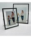Cadre Photo en Acier Noir - 15x20cm