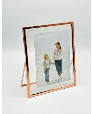 Cadre Photo en Acier Bronze - 20x25cm