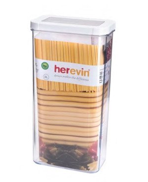  Boite Alimentaire en Plastique Hermétique 3L - Blanc