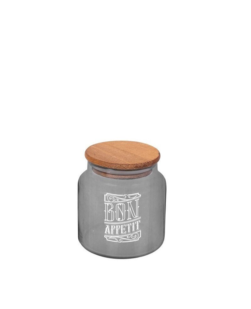 Bocal en Verre Gris - 630ml