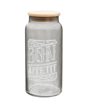  Bocal en Verre Gris - 1.4L