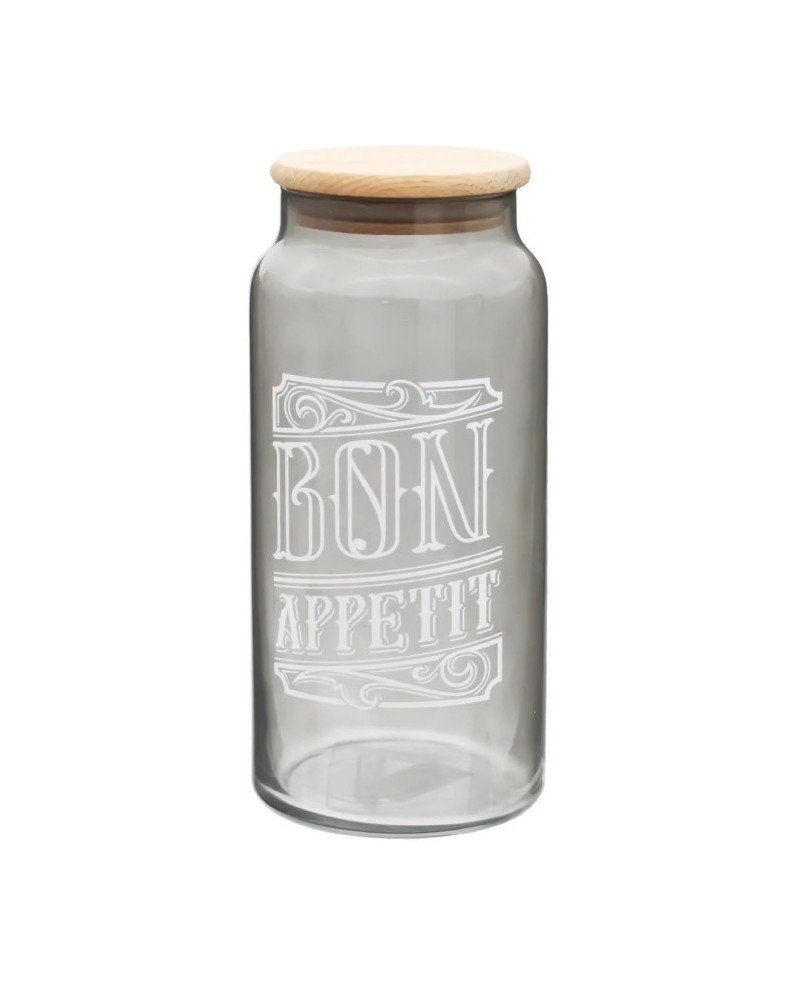 Bocal en Verre Gris - 1.4L