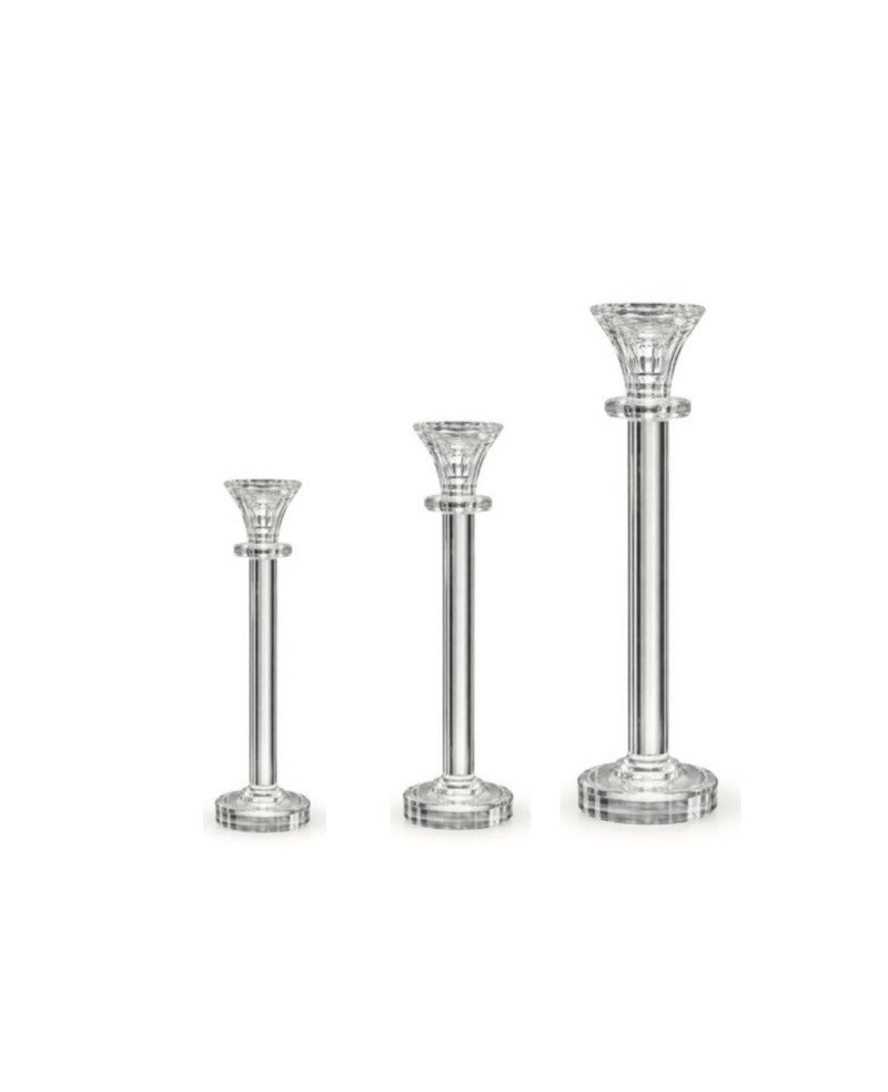 Bougeoirs en Cristalline 3pcs