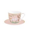 Tasse à Thé avec Sous Tasse XL - Jardin de Reves