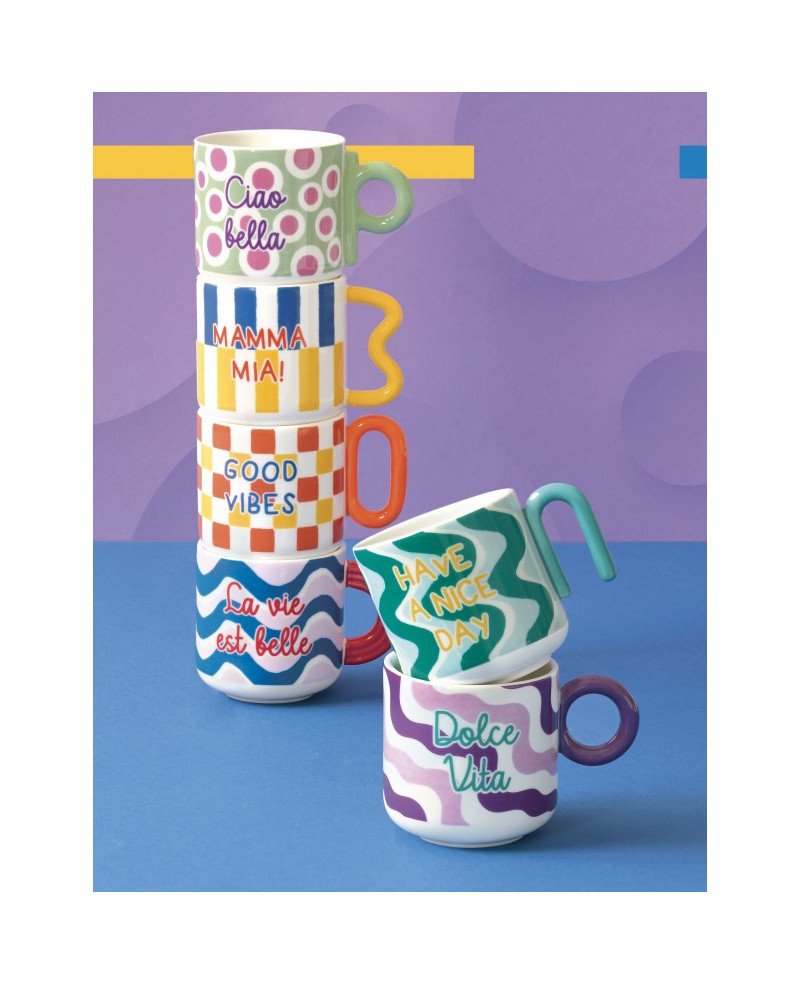Coffret de 6 Tasses à Café GOOD LIFE