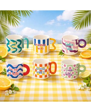 Coffret de 6 Tasses à Café GOOD LIFE
