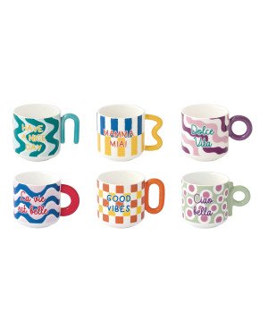 Coffret de 6 Tasses à Café GOOD LIFE