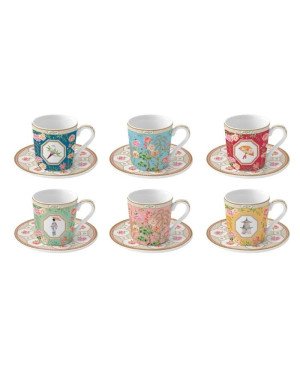  Coffret de 6 Tasses à café - Jardin d'orient