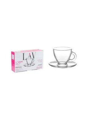Set de 6 verre a café avec sous tasses - LAV