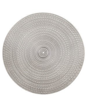 Set de Table Rond 6 pcs - Argenté