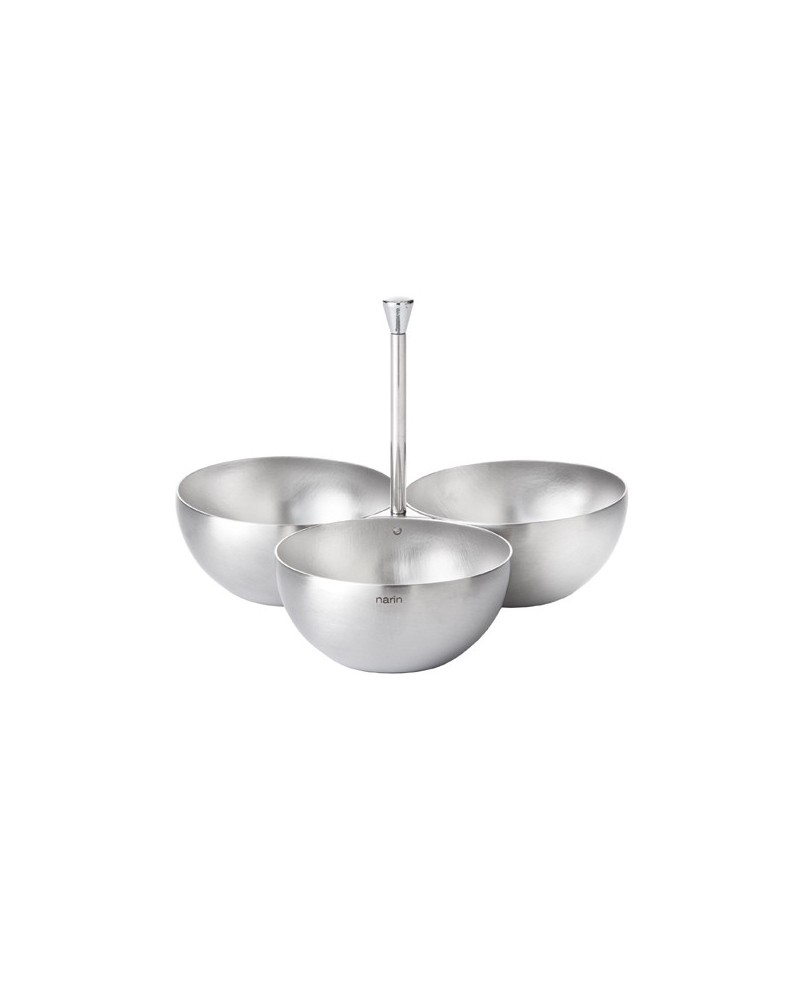 Serviteur de 3 Bols Inox NARIN - Art de la Table - Prix