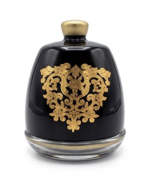  Cloche en Verre Noir