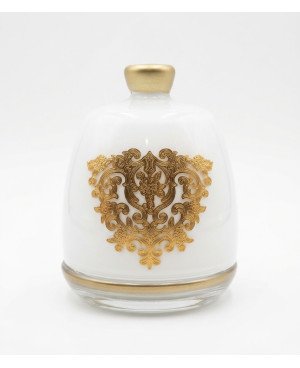  Cloche en Verre Blanc