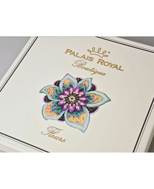 Plat Carré Fleur 21x21cm - Palais Royal