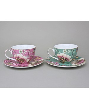  Coffret de 2 Tasses de Thé Fleurs - Palais Royal