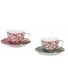 Coffret de 2 Tasses à Café Fleurs - Palais Royal
