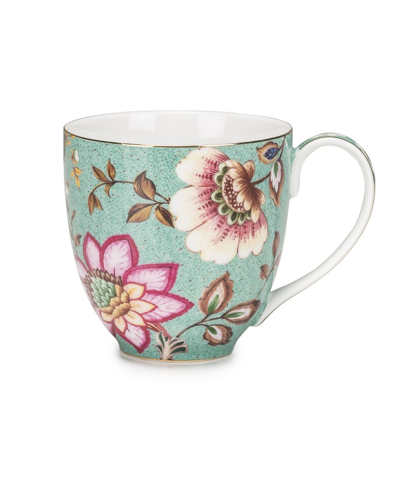 Mug Individuel Vert Fleur - Palais Royal