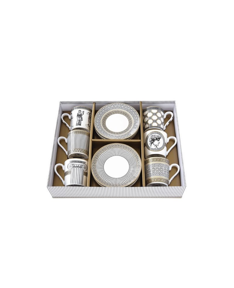 Coffret de 6 Tasses à Café PALLADIUM - Easy Life