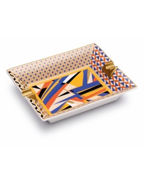  Cendrier 19.5x15.5cm Living Abstract - POZZI