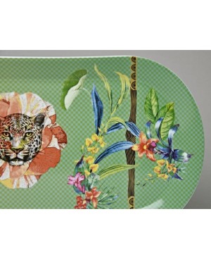 Plat Oval Eté Sauvage GM 42cm - Palais Royal