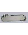 Plateau Rectangulaire Galets Verts 45cm
