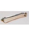 Plat long perles vertes gm 43cm