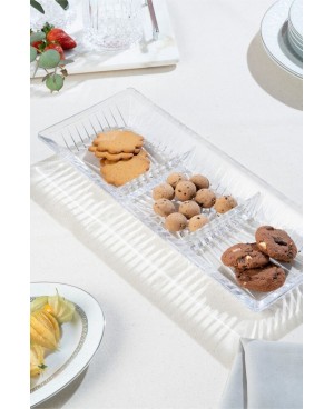 Plats de Présentation Cristalline Linea - Prix et Options