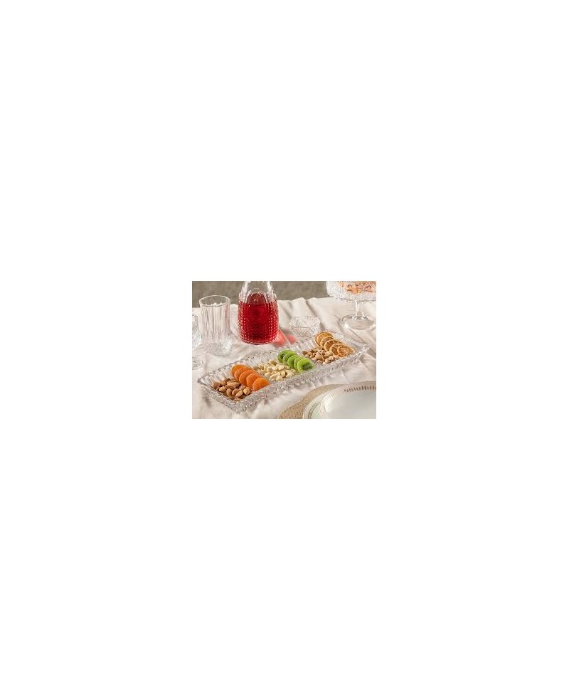 Plats de Présentation Cristaline Linea - Prix et Assiettes