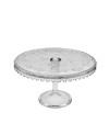 Plat à Cake Rond Cristalline Dentelle - Prix et Offres