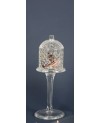 Cloche sur pied cristalline gm