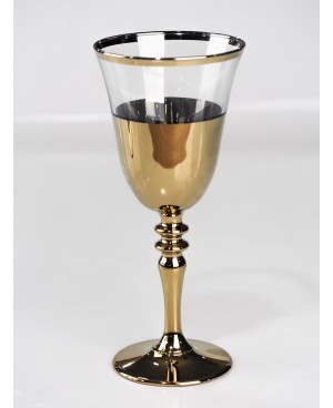 Set de 6 verres à champagne dore 270cc