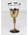 Set de 6 verres à champagne dore 270cc