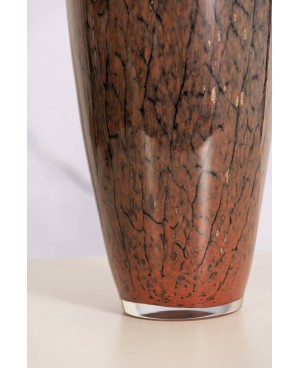 Vase en verre marron Marbre 23x19x31.5cm