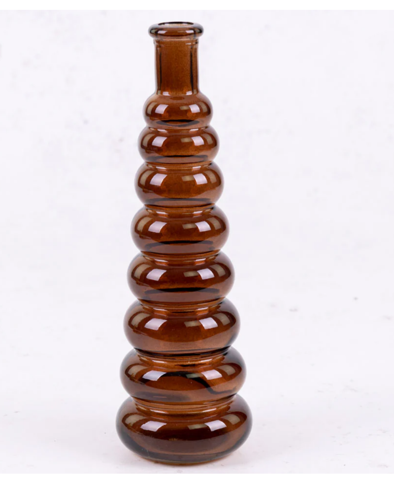 Vase / Huilier en Verre Marron Foncé
