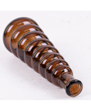 Vase / Huilier en Verre Marron Foncé