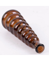 Vase / Huilier en Verre Marron Foncé