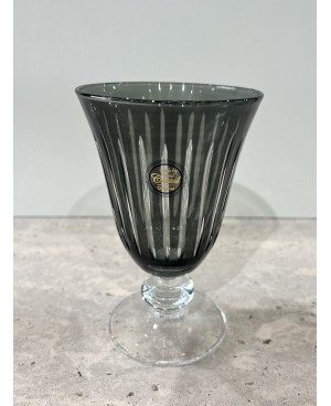 Set de 6 verres sur Pieds Gris Foncé