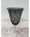 Set de 6 verres sur Pieds Gris Foncé