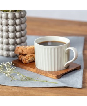 Coffret de 2 Tasses de Thé avec Sous Tasse Acacia