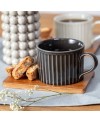 Coffret de 2 Tasses de Thé avec Sous Tasse Acacia