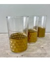 Set 6 Verres à Thé Doré Martelé