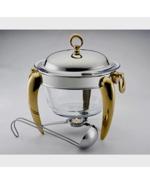  Soupière 4L Inox chauffe plat GOLD