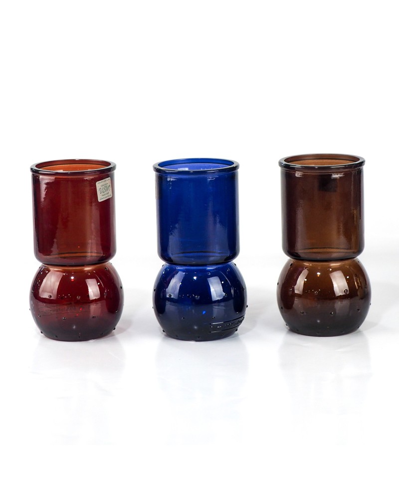 Vase Organique 17cm Marron Foncé - Objets Déco Maison Prix