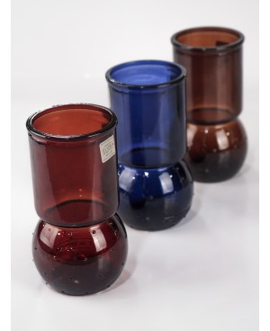 Vase Organique 17cm Marron Foncé - Objets Déco Maison Prix
