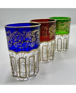  Set de 6 verres de thé bellar colorie