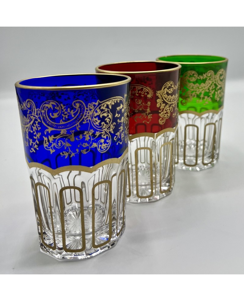 Set de 6 verres de thé bellar colorie