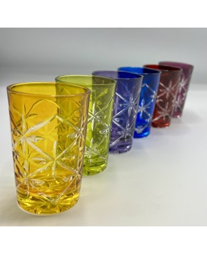  Set de 6 Verres à Thé Colorie